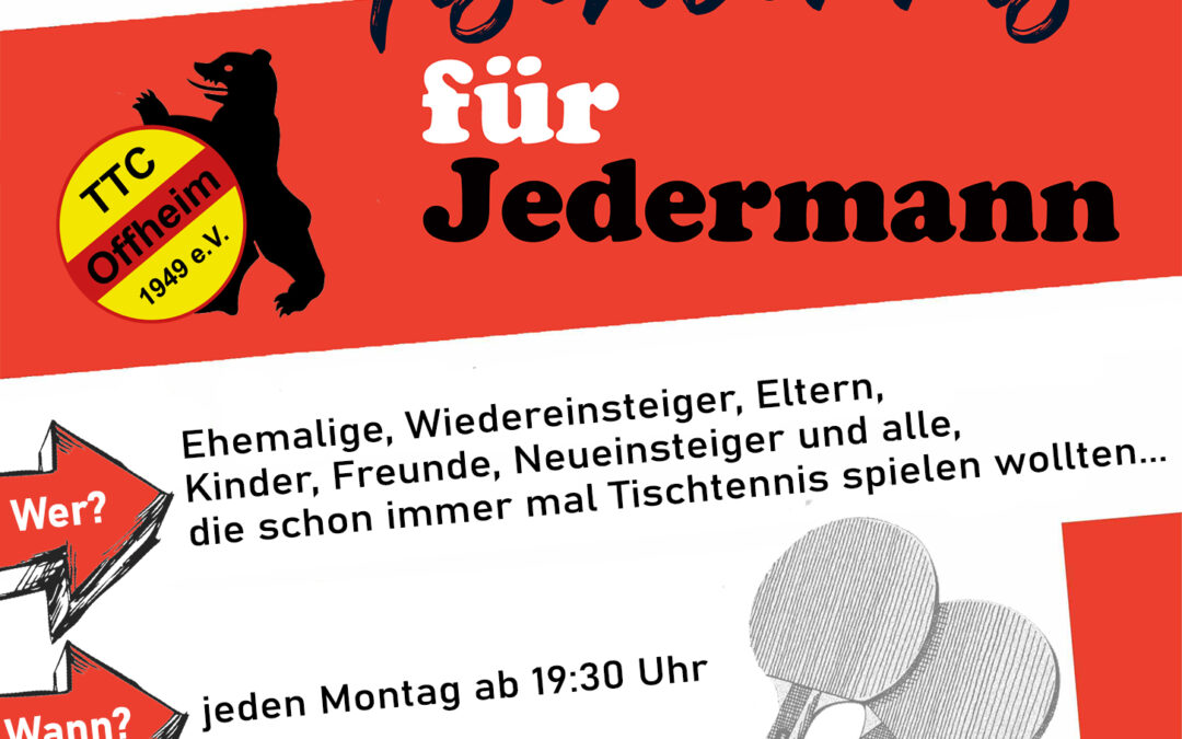 Tischtennis-AG Jedermann